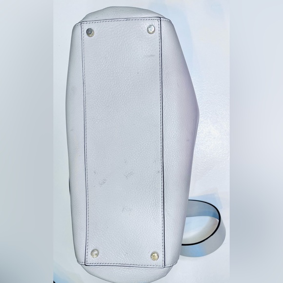 KATE SPADE HANDBAG, GRAY PEBBLED LEATHER - Picture 5 of 5